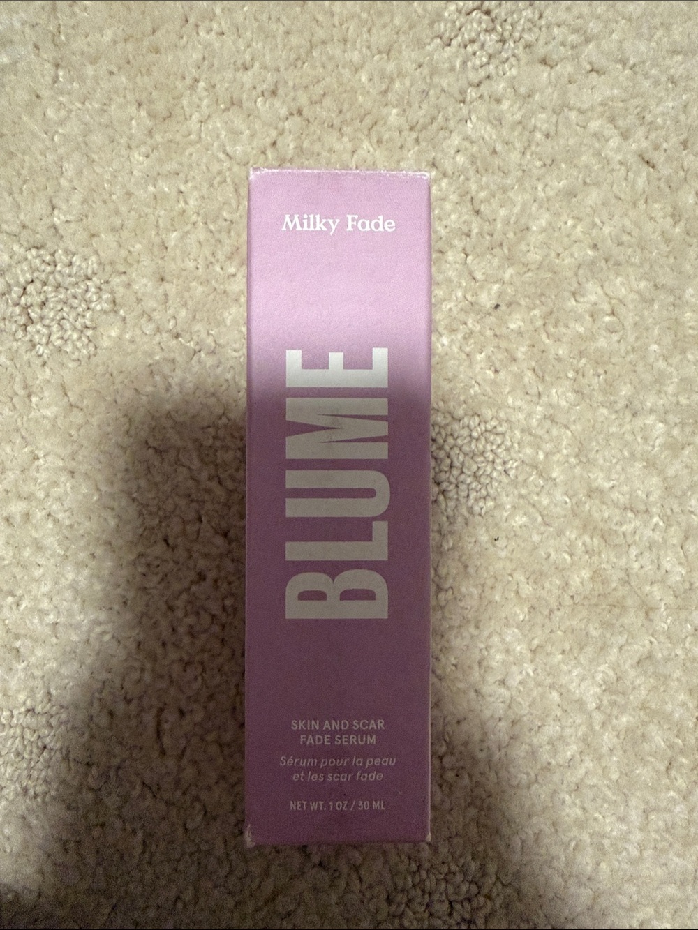 New in Box Blume Milky Fade Skin & Scar Fade Serum — 1oz